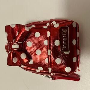 Disney Parks Nuimos Minnie Mouse Polka Dots Loungefly Backpack Doll Accessory